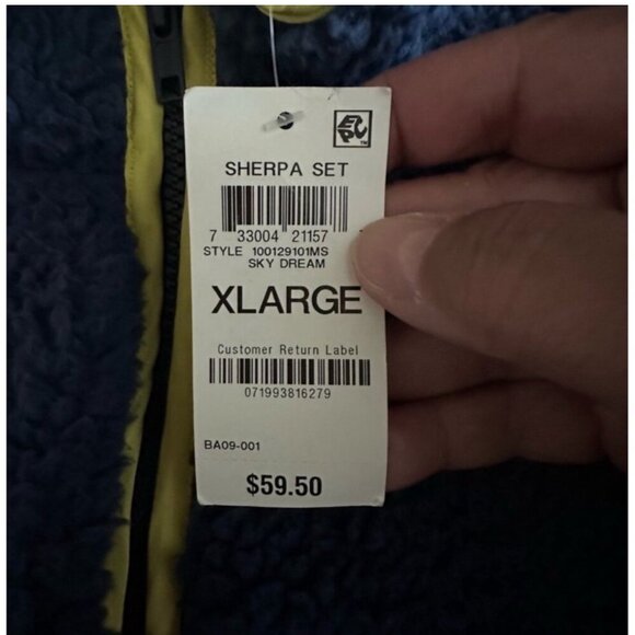 Style & Co Womens XL Sherpa Fleece Jacket Pink & Navy Two-Tone - Picture 7 of 11